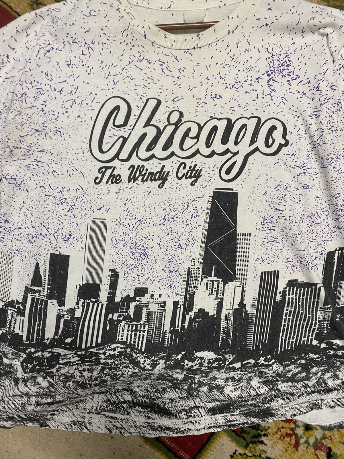 Vintage All Over Print Chicago City - 2