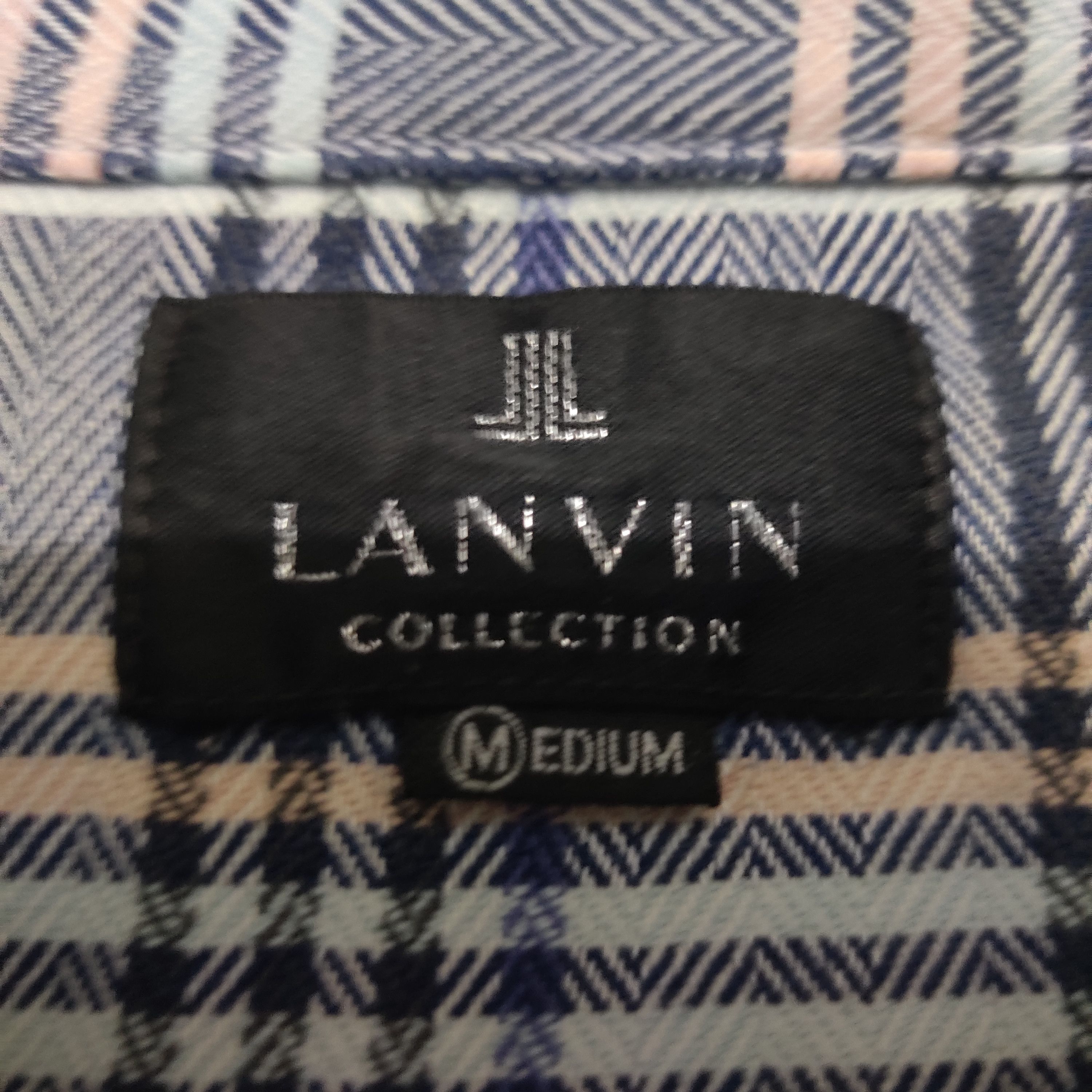 Vintage Lanvin Collection Button Up Flannel - 4
