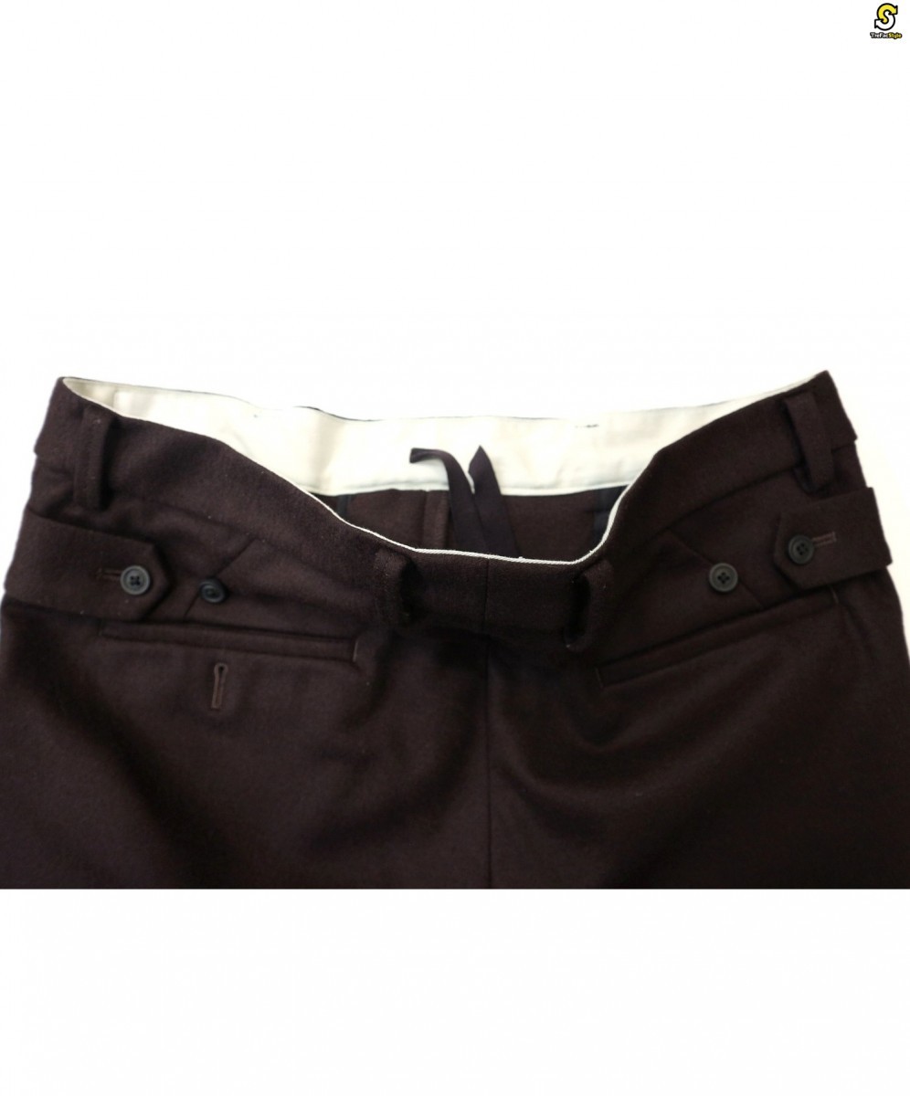 Uru - brown wool easy pants size 2 - 5
