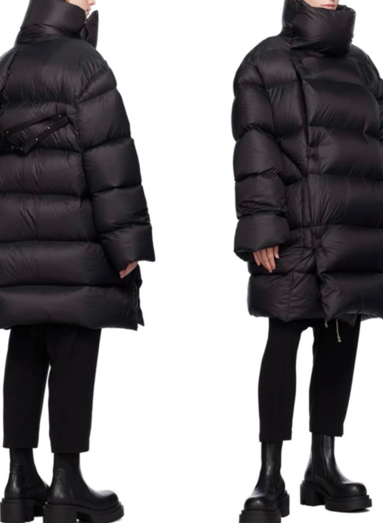 Rick Owens padded high-neck down coat - 2