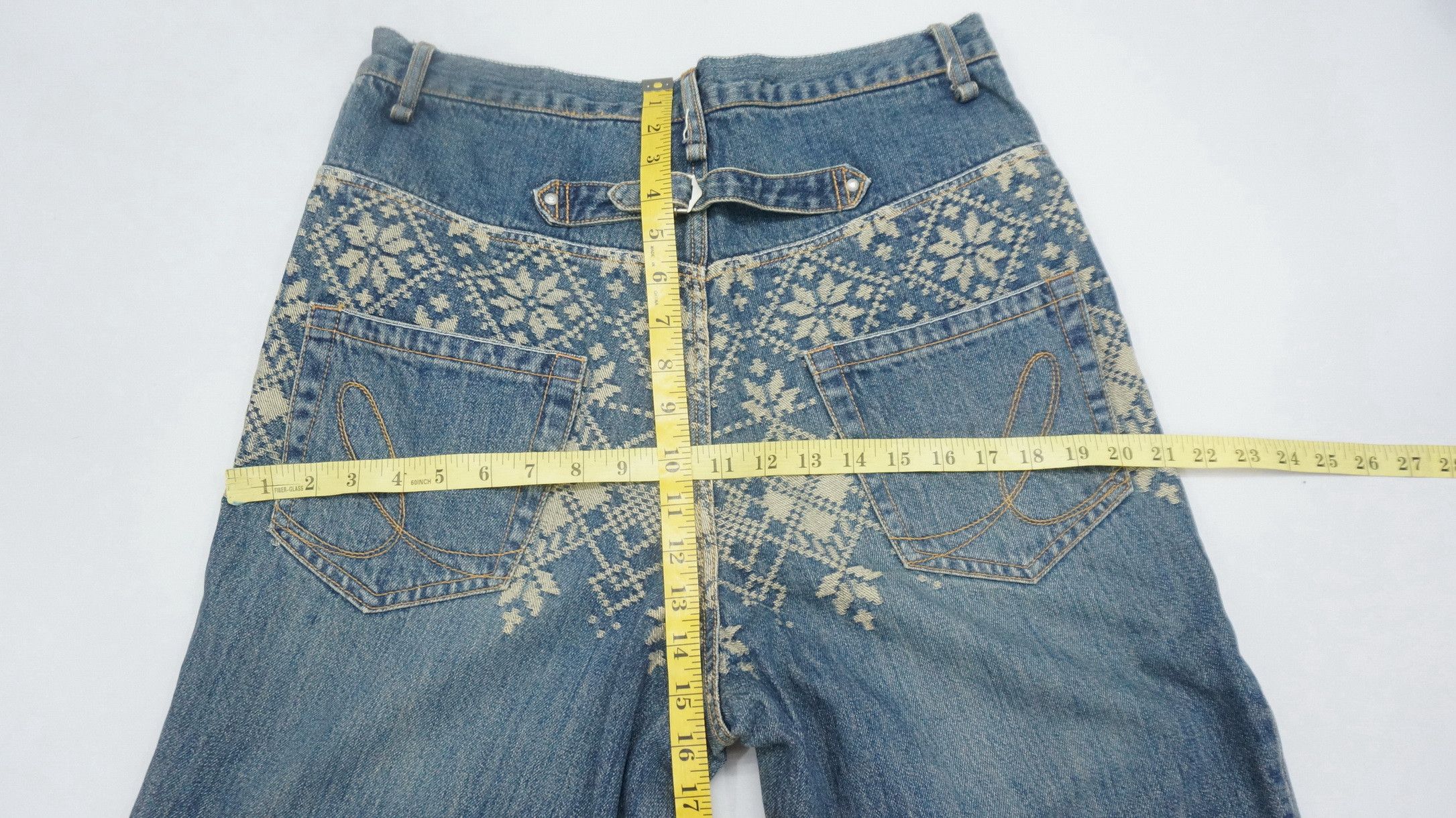 If Six Was Nine - 🔴IROQUOIS Made in Japan 🎌 Native Vintage Buttonfly Jeans - 14