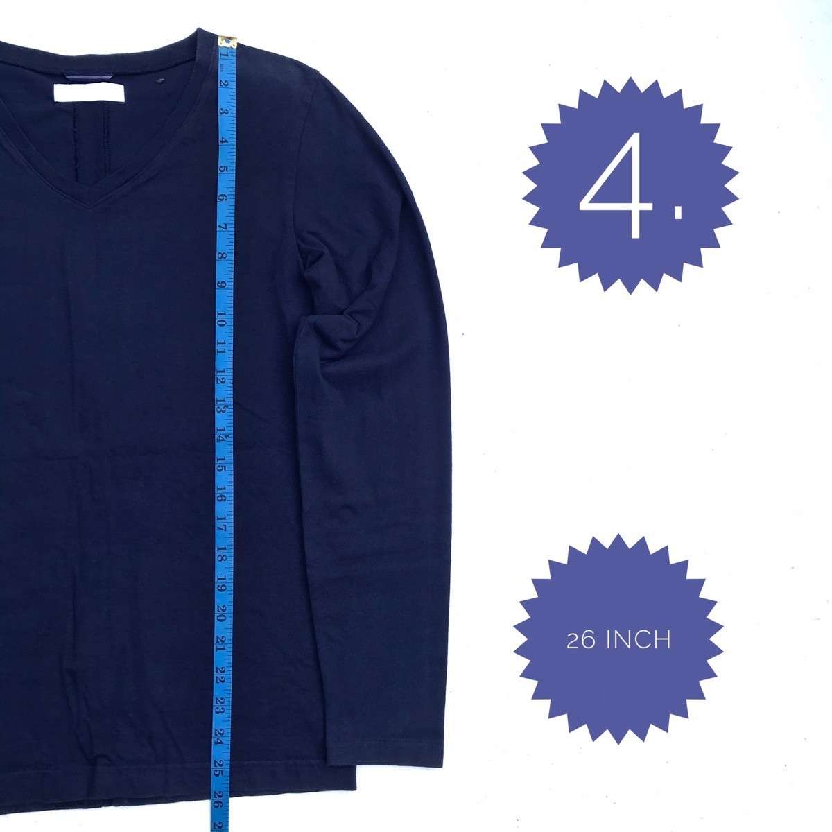 Junhashimoto - Vintage Vneck Longsleeve - 7