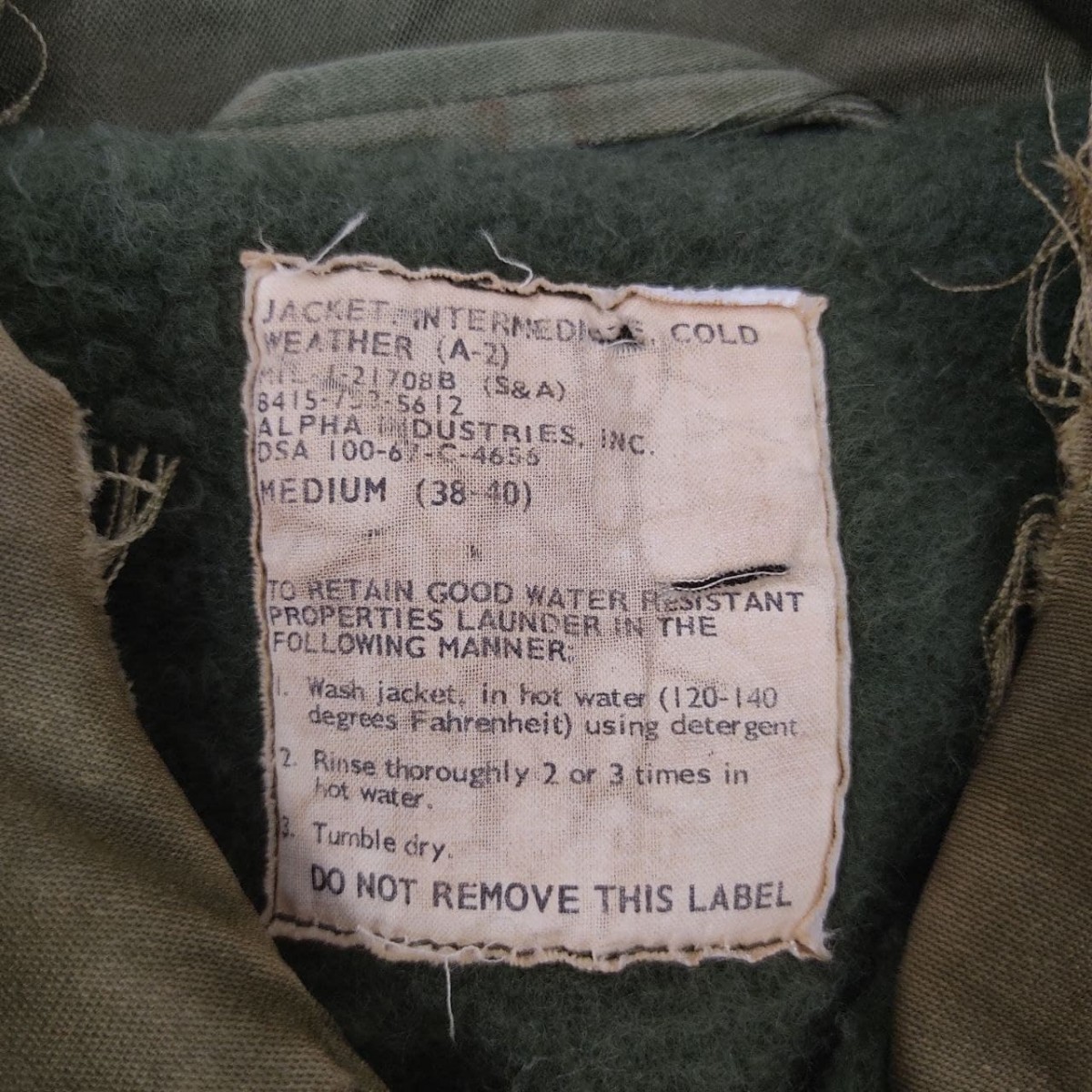 Alpha Industries - Vintage Alpha Industries Intermediate Cold Military Jacket - 10