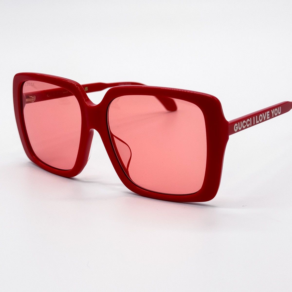 NEW GUCCI GG0567SAN 005 RED WOMEN SQUARE SUNGLASSES GUCCI - 8