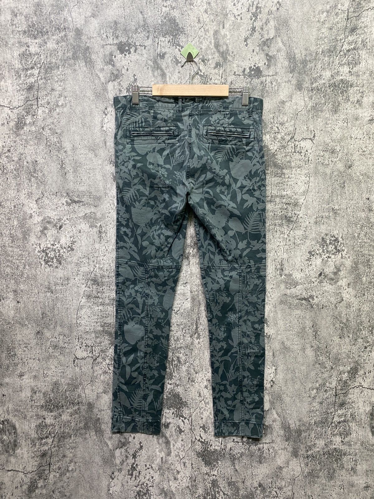 Khakis By Gap Japan Made Super Skinny Floral Design Pants - 2