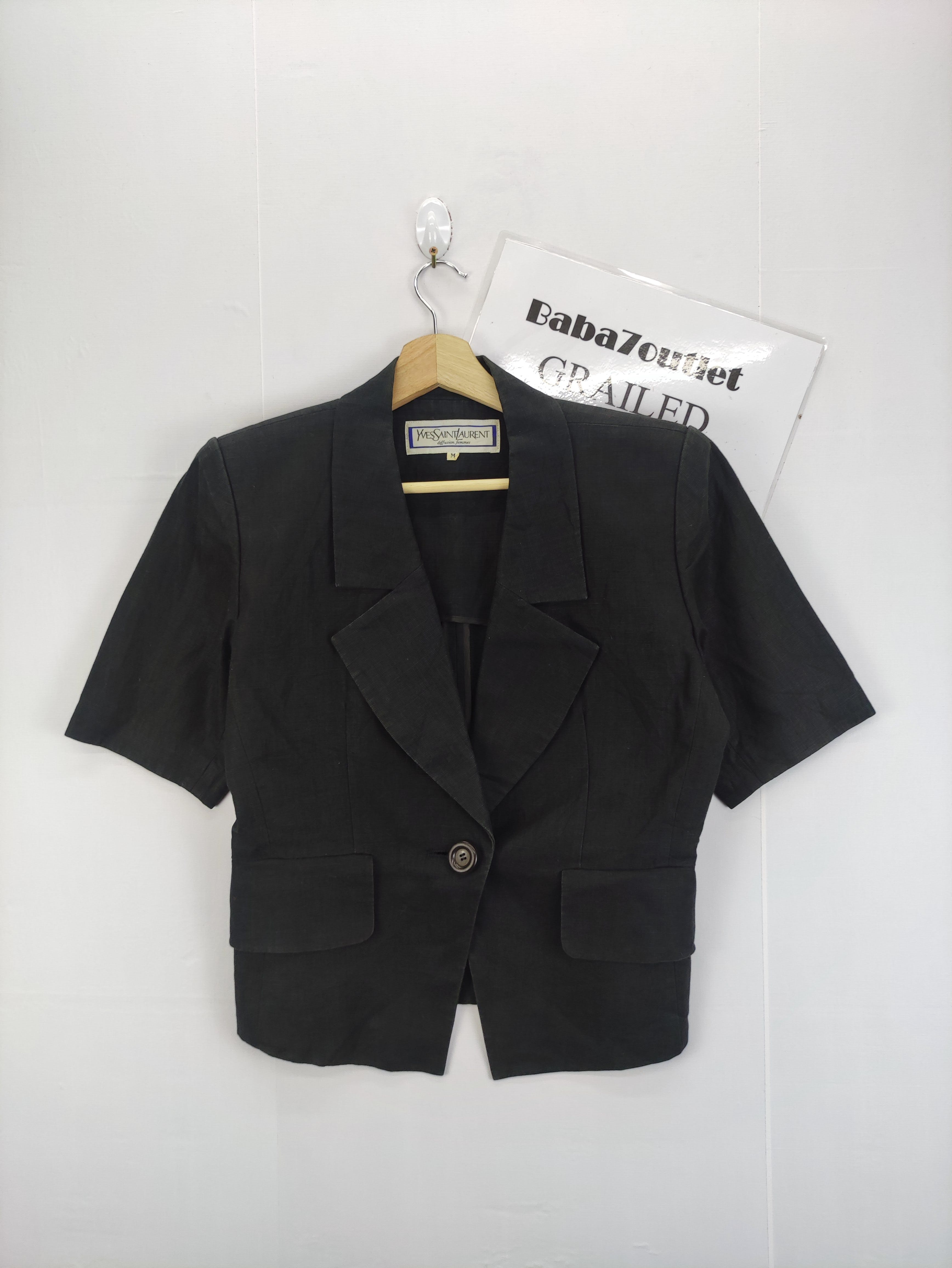 Vintage Yves Saint Laurent Coat Jacket Diffusion Femmes - 1
