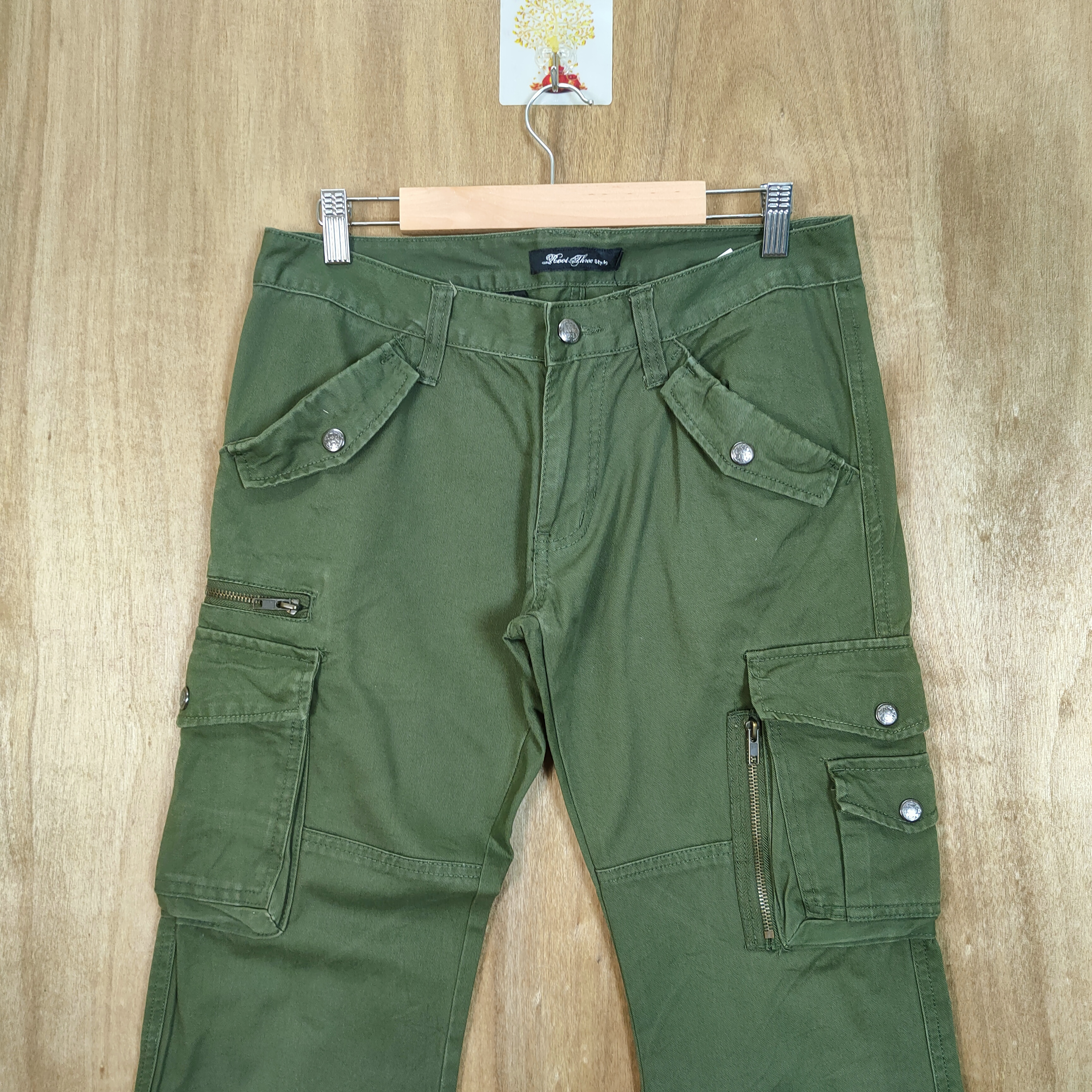 Roots - ROOTS THREE FLARE CARGO PANTS MULTIPOCKET TACTICAL - 3