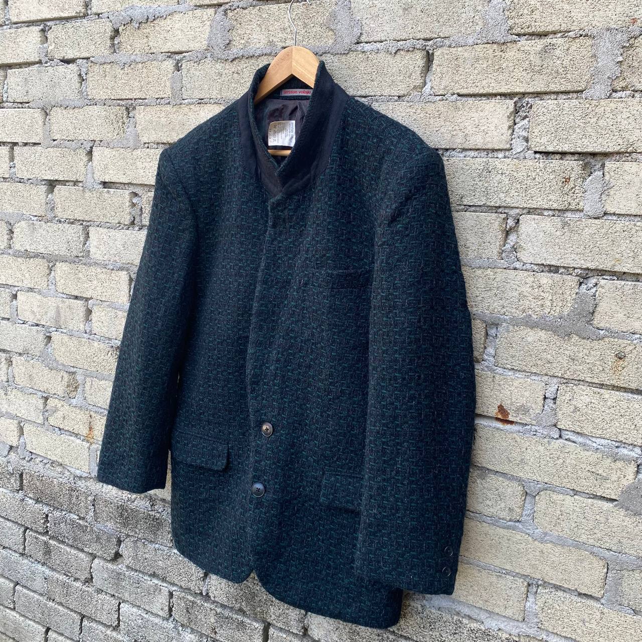 Japanese designer Kohshin Satoh Arrston Volaju rare knitted wool tweed jacket - 2