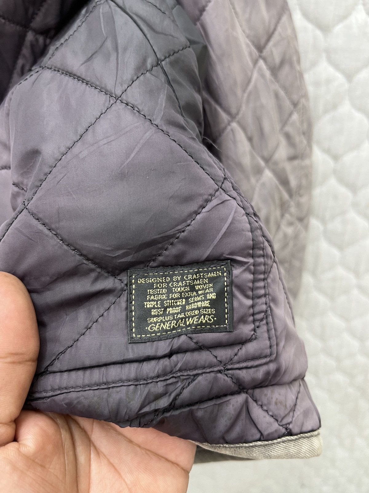 🔥🔥🔥ARCHIVE SURPLUS QUILTED SUN FADED JACKET - 12