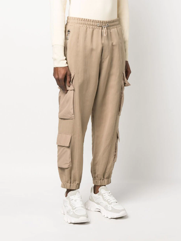 BNWT SS23 BALMAIN BEIGE CARGO PANTS 52 - 1