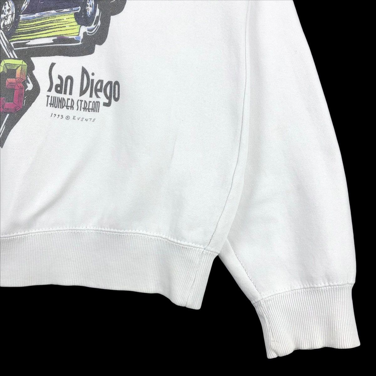 Vintage 90s San Diego Thunder Stream Crewneck Sweatshirt - 4