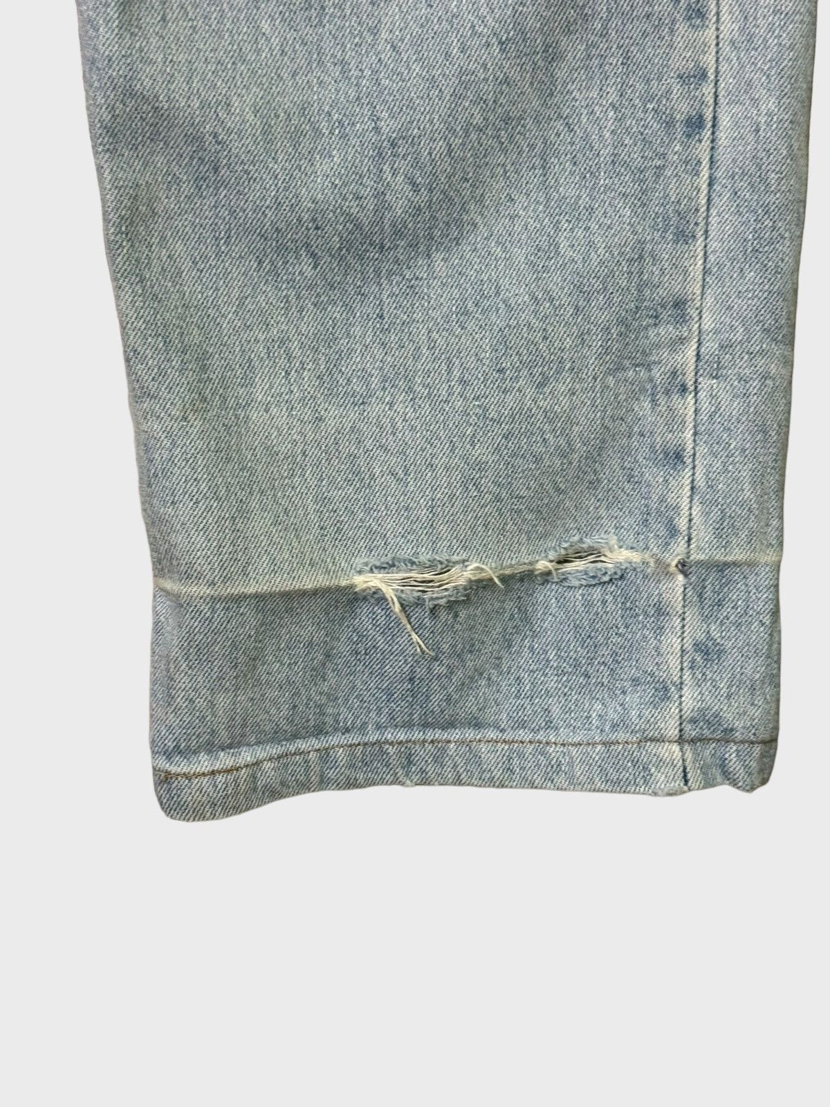 Vintage Levi's 507 Blue Orange Tab Distressed Alter Denims - 7