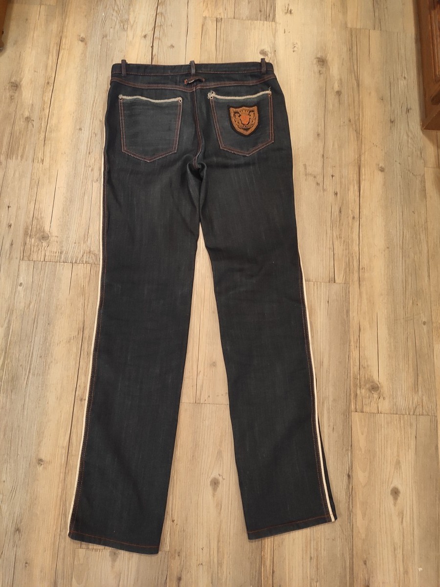 Gaultier2 chic logo denim pants.Like Saint Laurent - 2