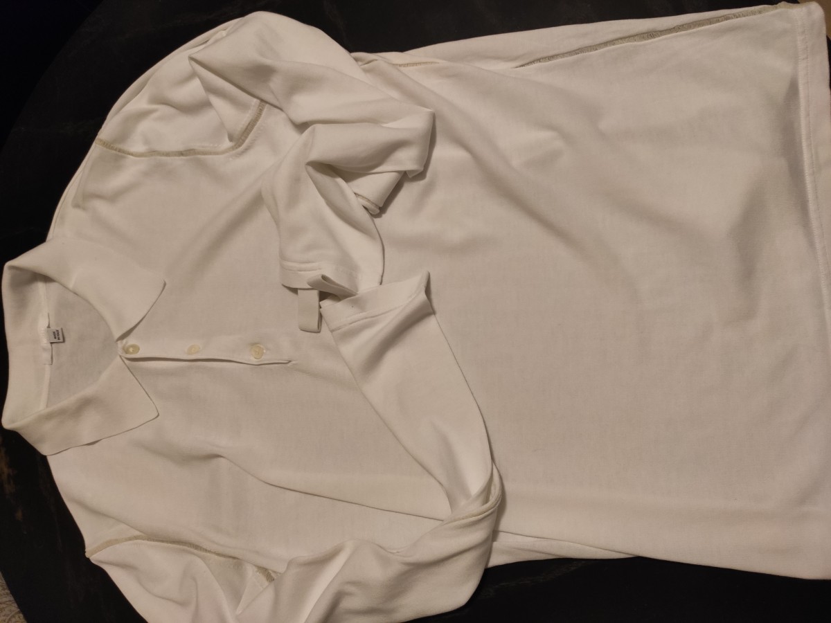 GRAIL! White sweater with strap sleeves and mesh detail - 2