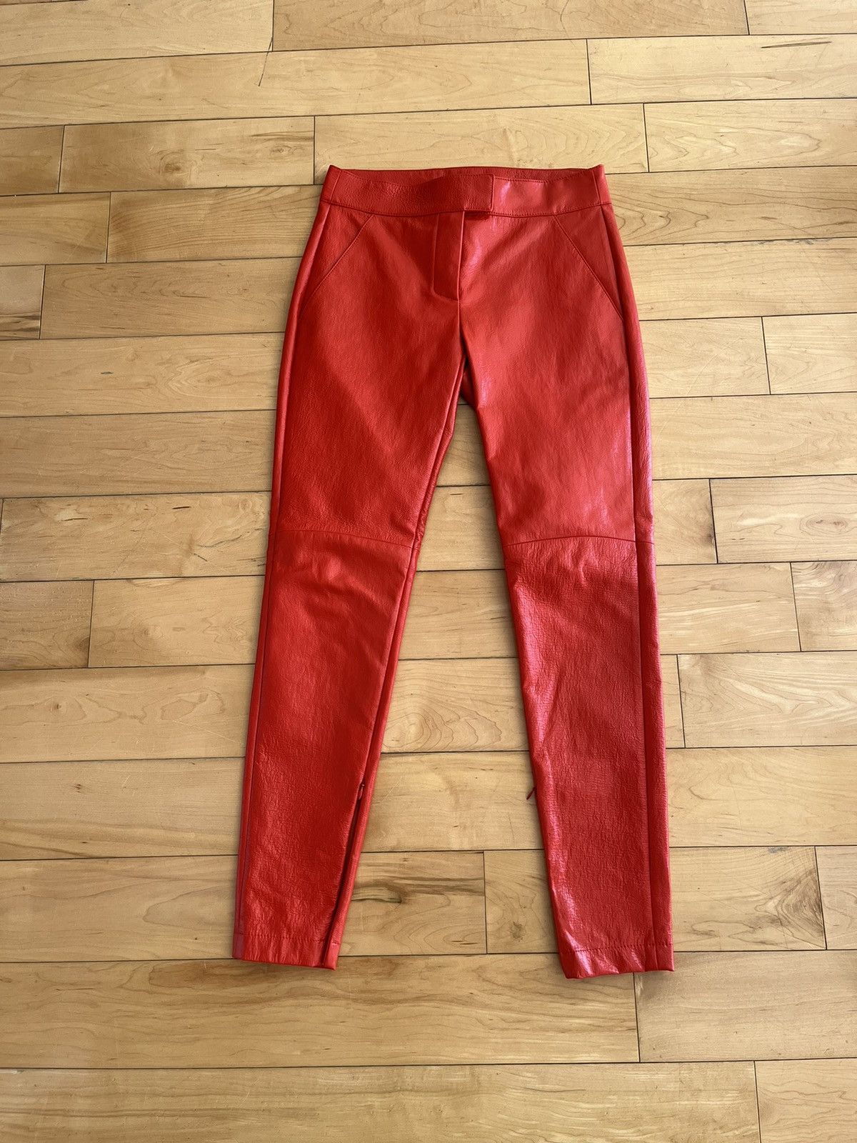 NWT - Givenchy Skinny Calfskin Leather Pants - 1