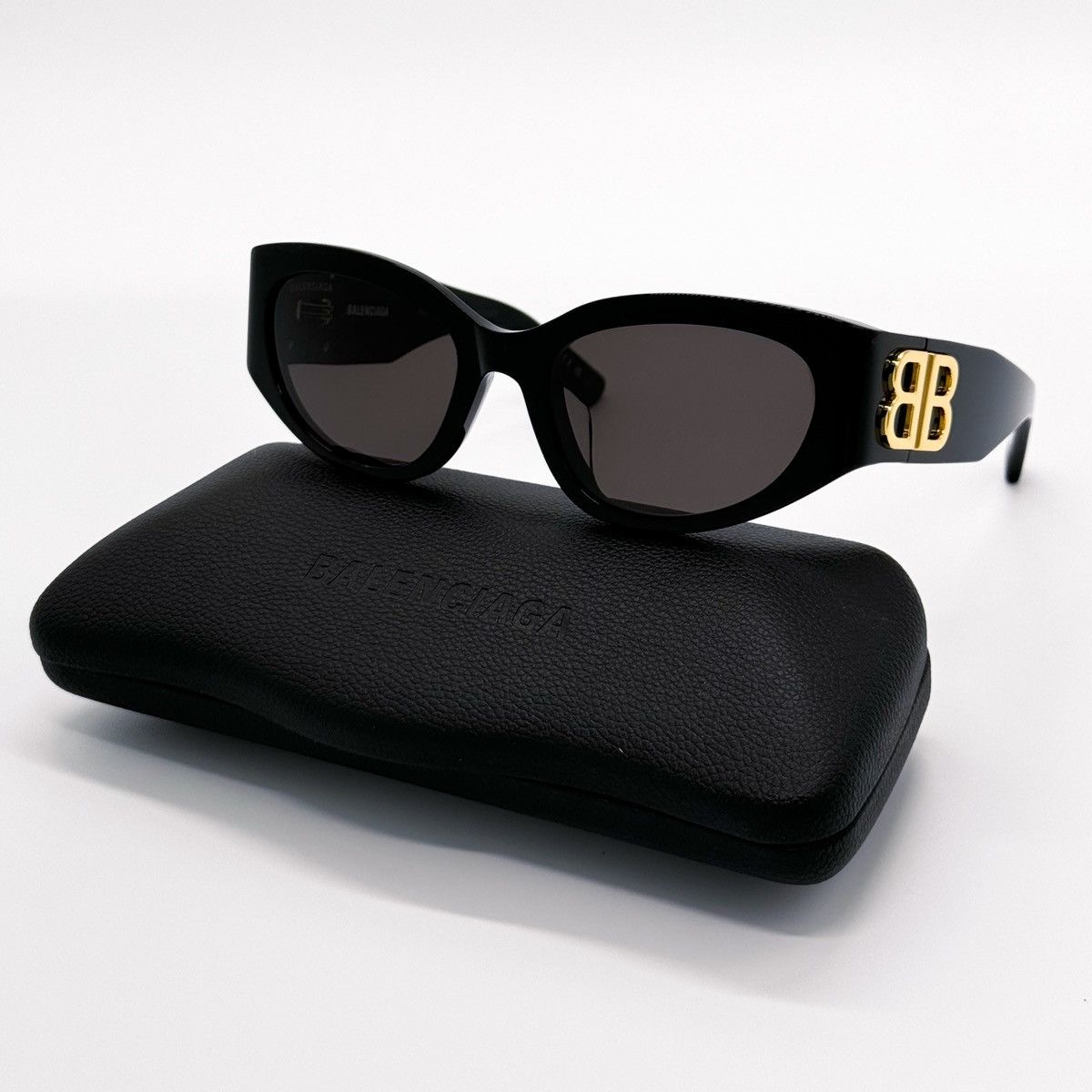 NEW BALENCIAGA OVERSIZED SUNGLASSES BALENCIAGA BB0324SK 002 - 2