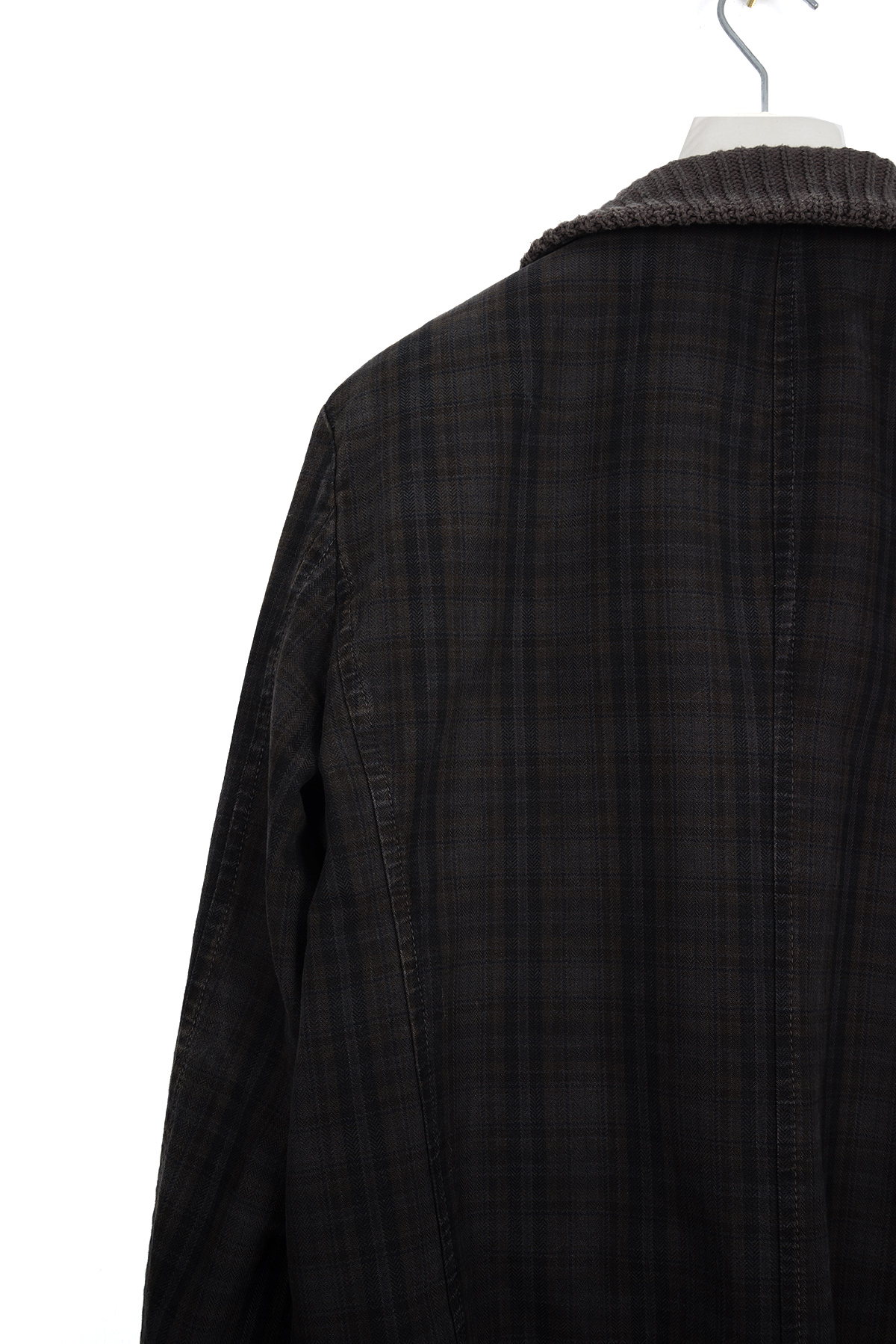 2006 A/W SHAWL COLLAR JACKET IN OVERDYED COTTON - 8