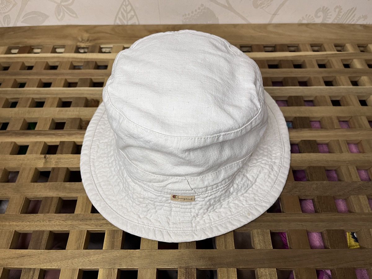 Vintage 80s Champions Bucket Hat Made In USA - 8