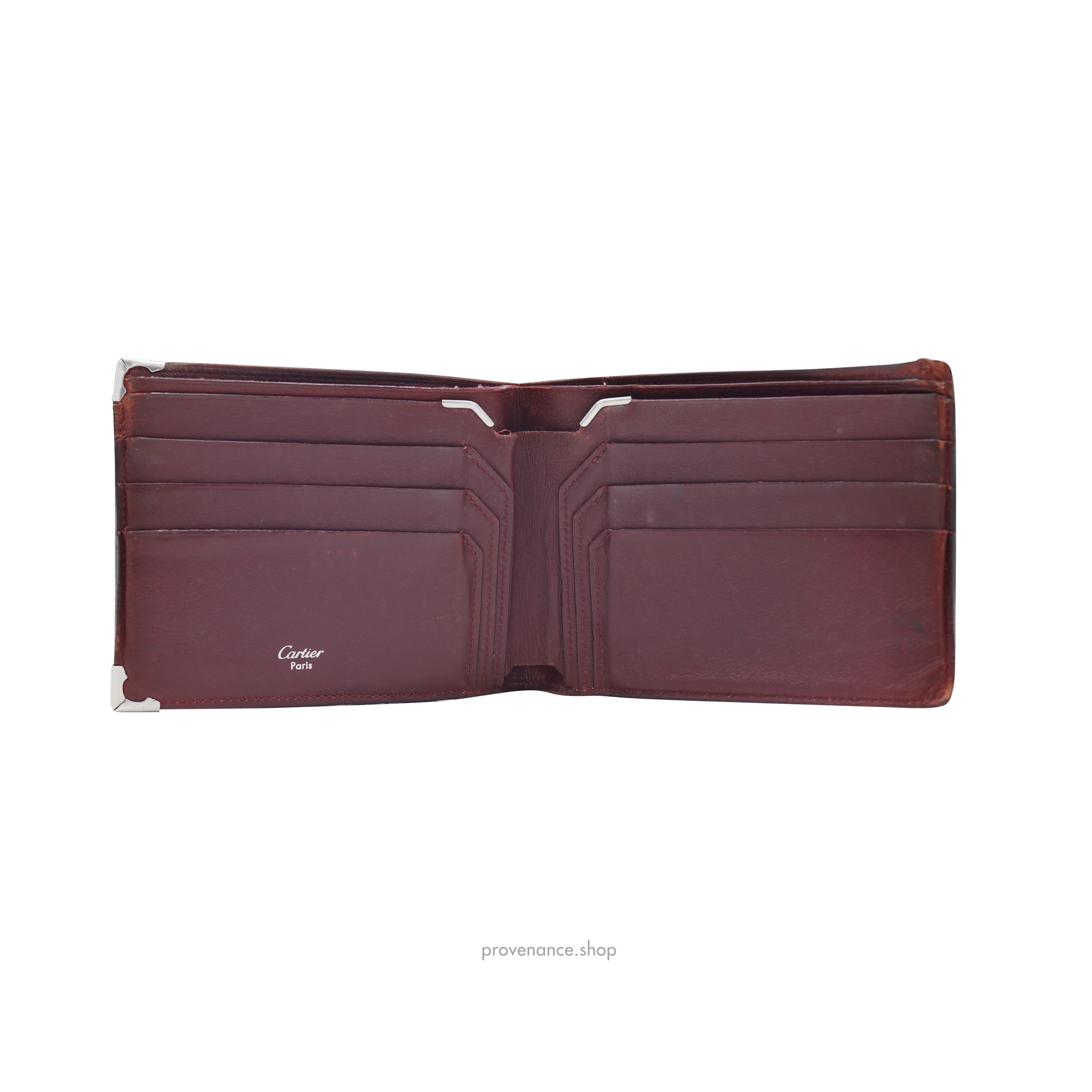 Cartier Bifold Wallet - Black Calfskin Leather - 5