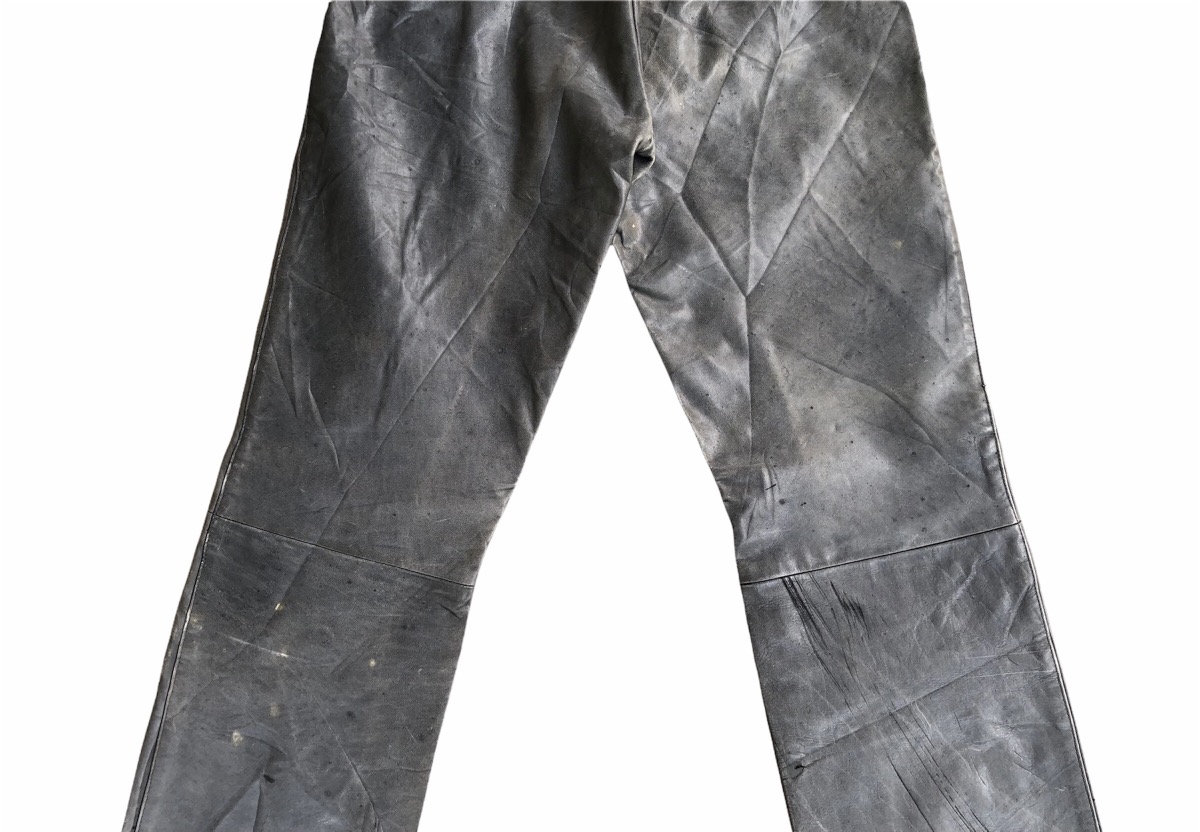 🔥CAROL CHRISTIAN POELL FALL 00-01 LEATHER TROUSER - 9