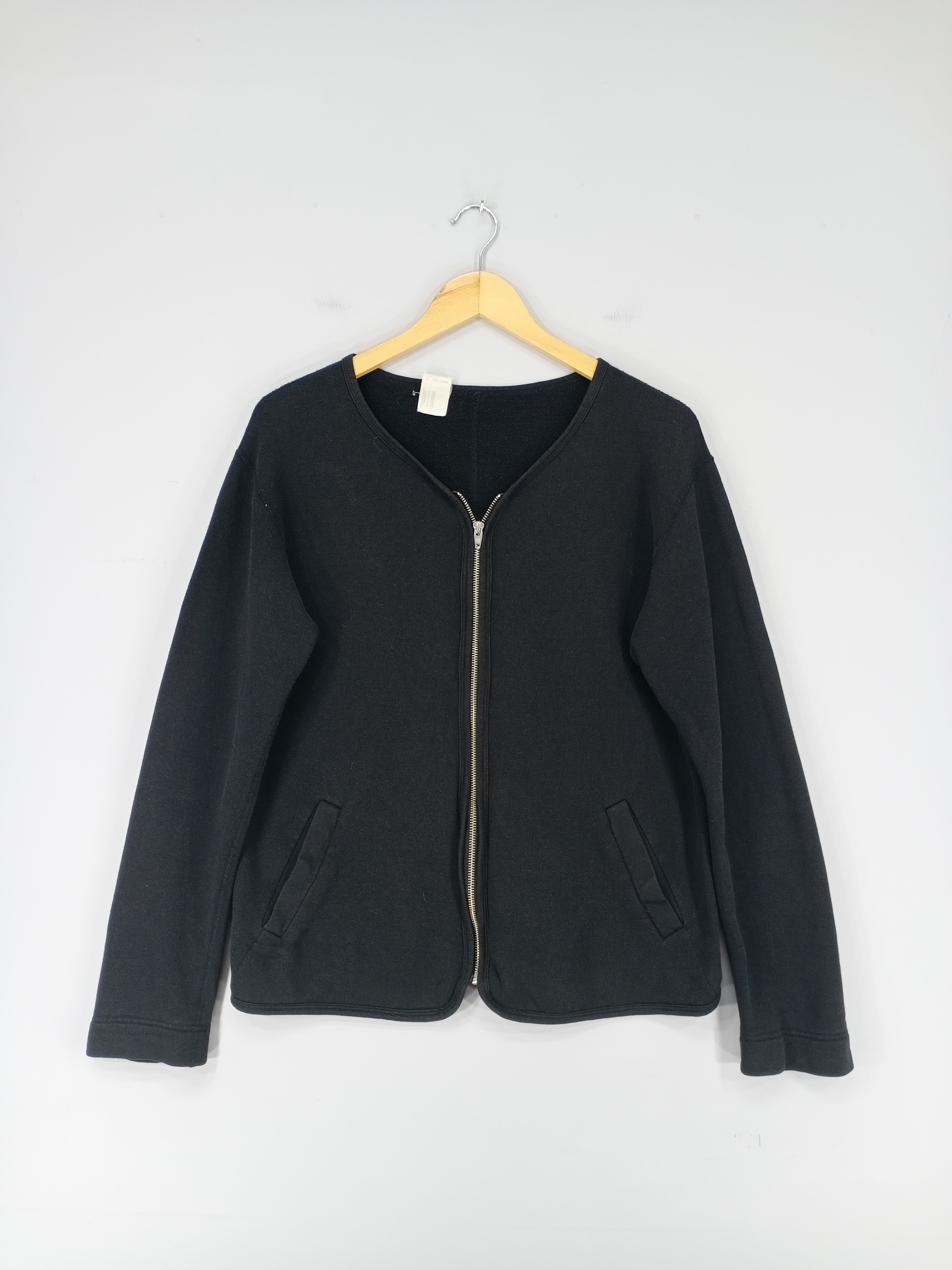 💥N.Hoolywood Cotton Zip Cardigan Jacket Faded Black 42 - 1