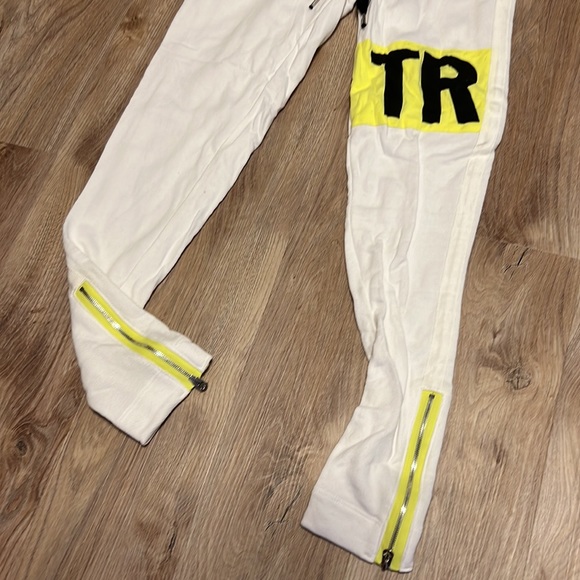 True Religion Neon Ankle Zip Jogger Sweatpants - 8