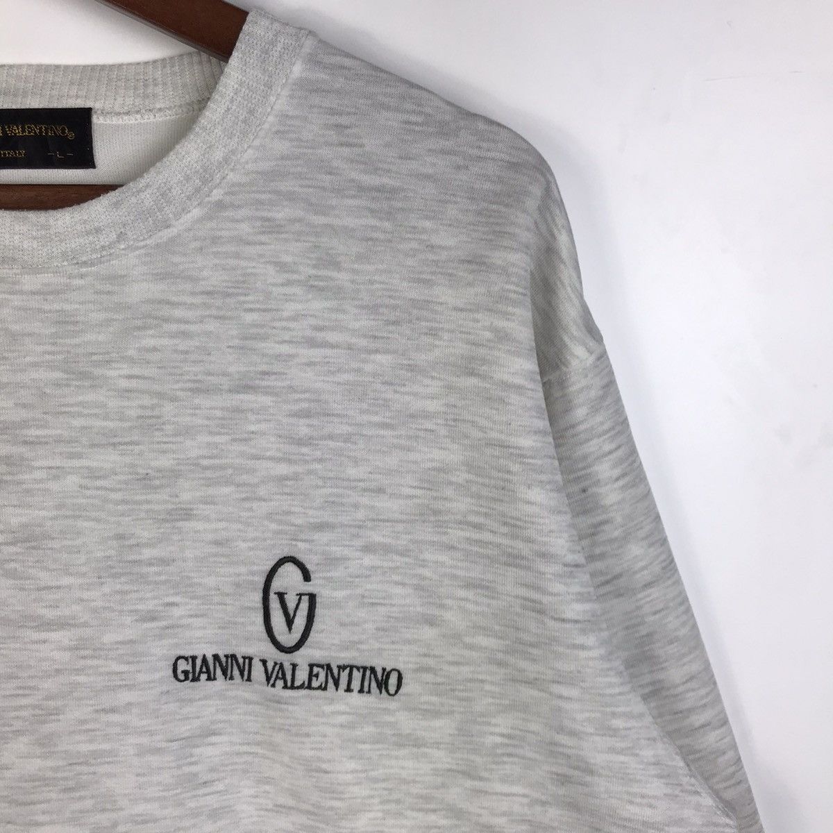 Gianni Valentino Italy Sweatshirt Spell out Embroidered Logo - 2