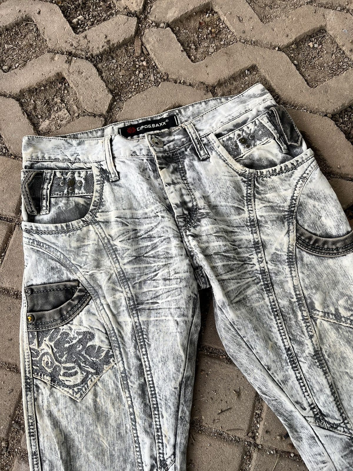 💥Vintage Distressed Cipo Baxx Denim - 7