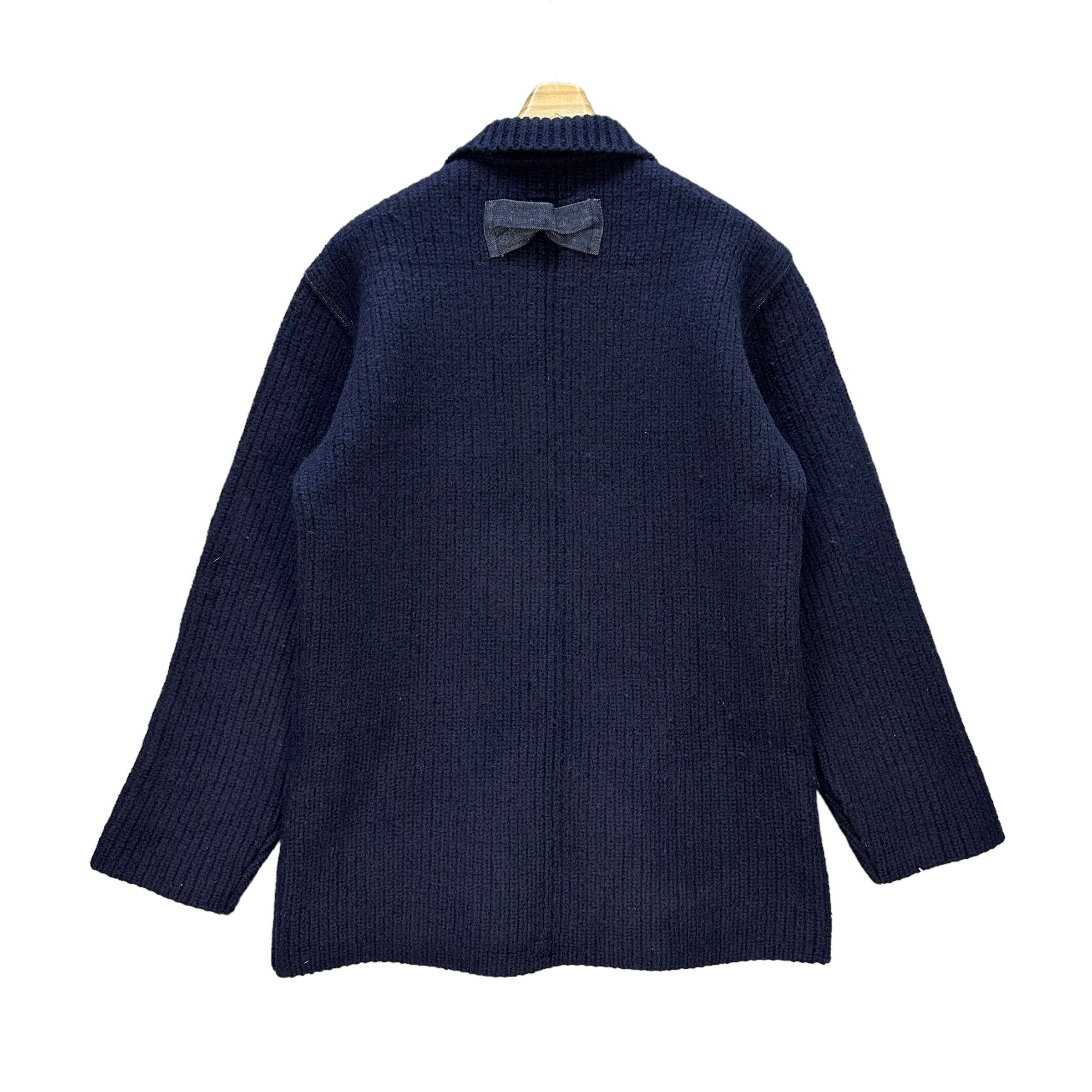 Vintage - BLUE BLUE Turtle Neck Wool Jacket #9138-61 - 10