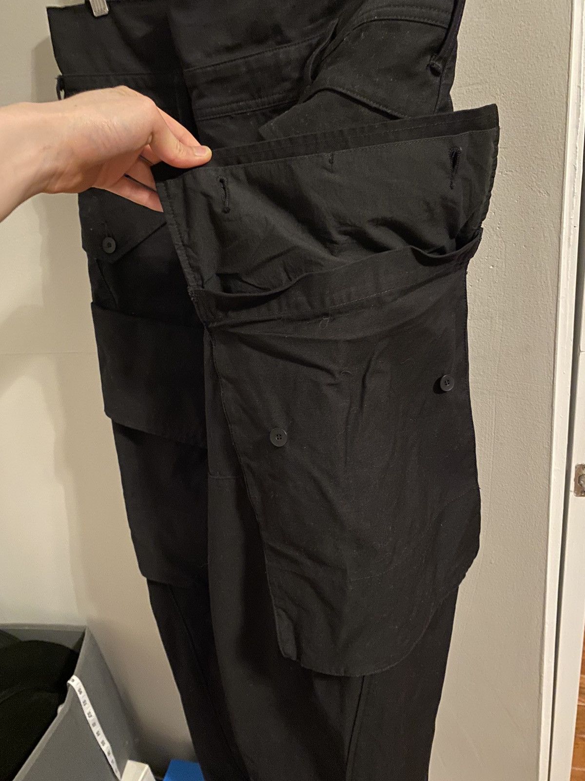 17aw neuromantika baggy cargo pants - 12