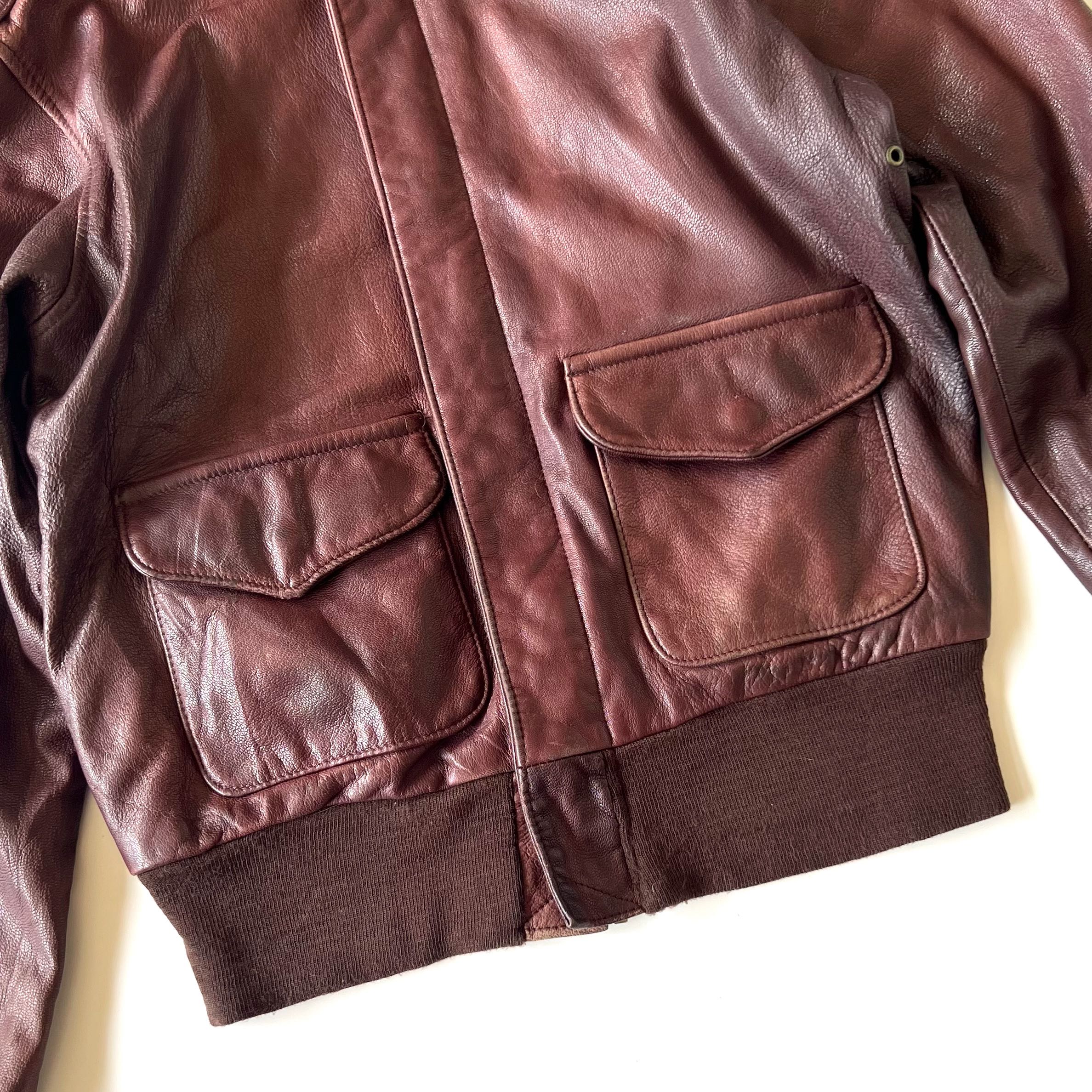 Avirex Type A2 Horsehide Leather Flight Jacket - 4