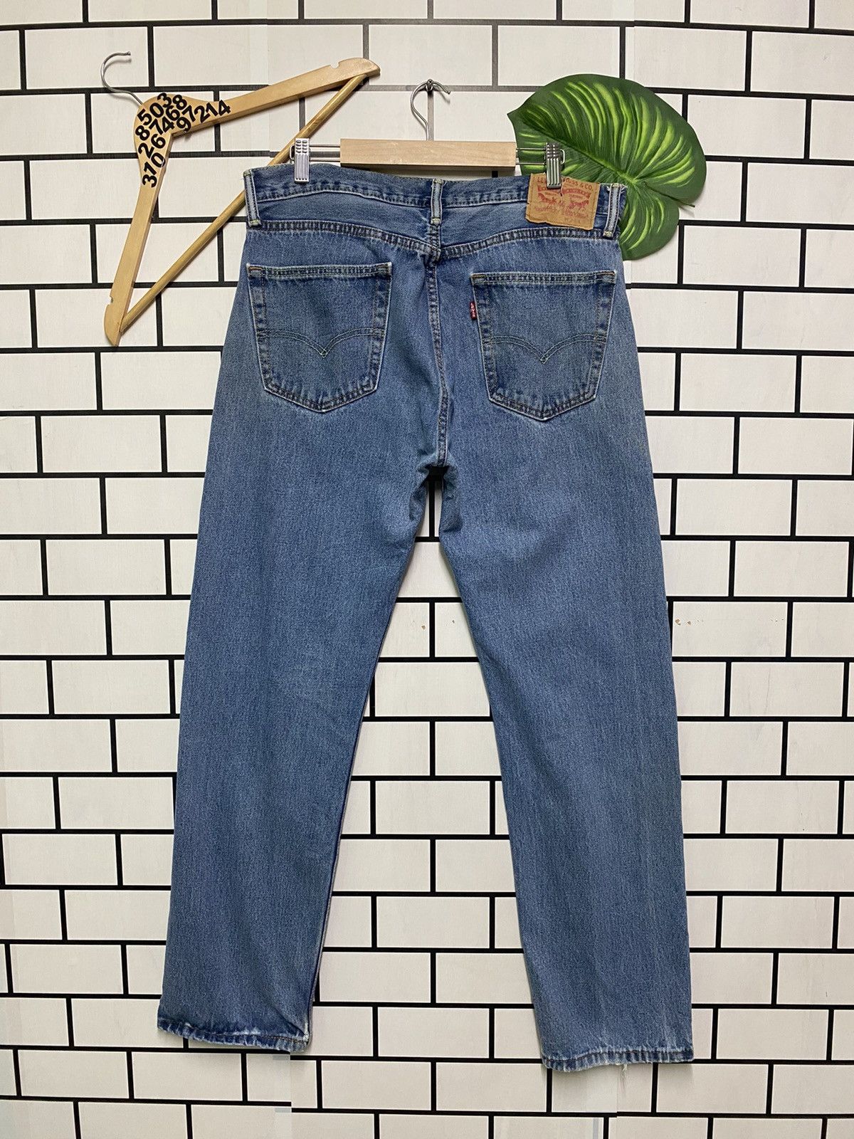 Vintage Levis Blue Jeans -L25 - 2