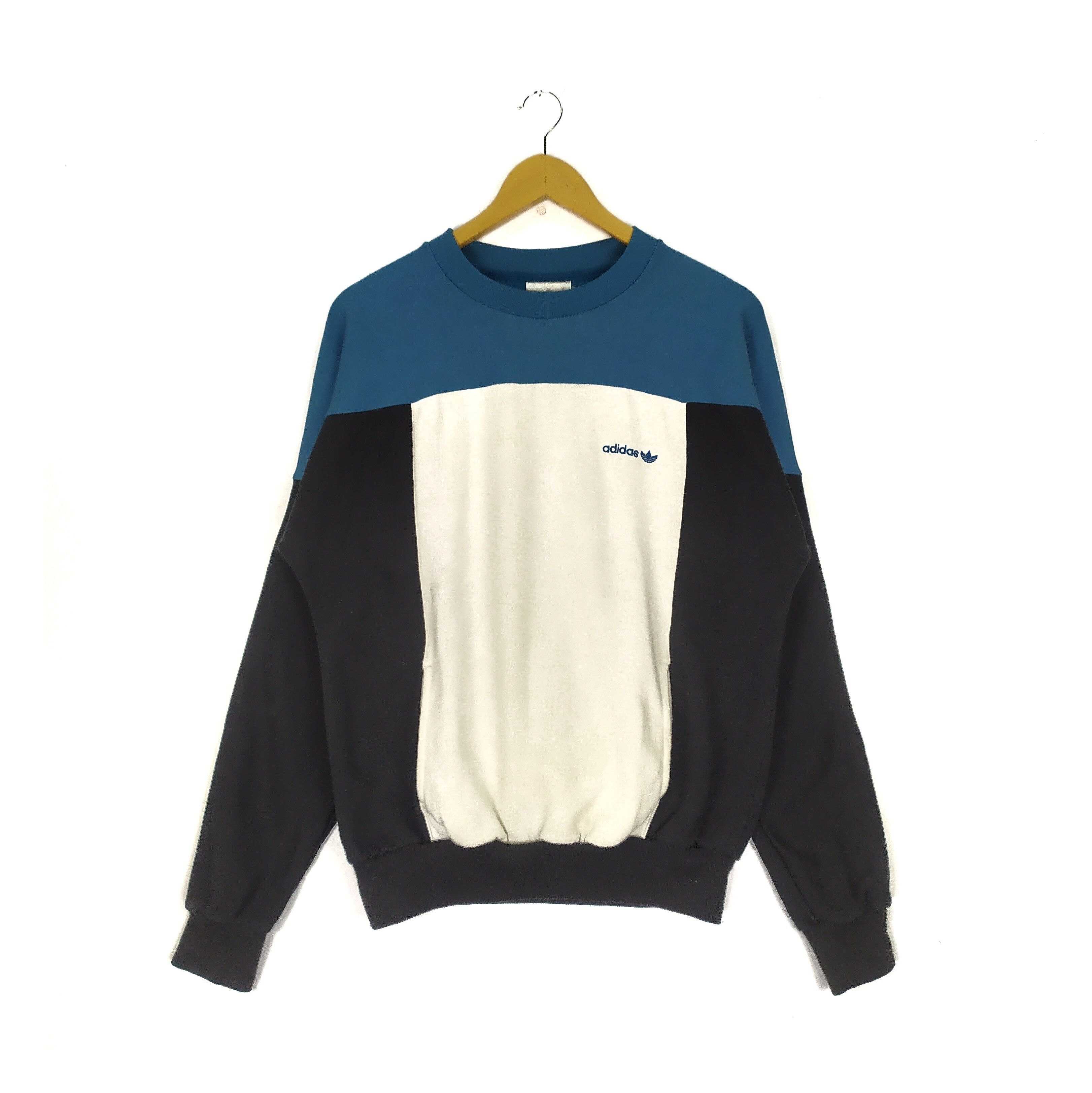 Adidas Embroidered Vintage 90s Crewneck Sweatshirt - 1