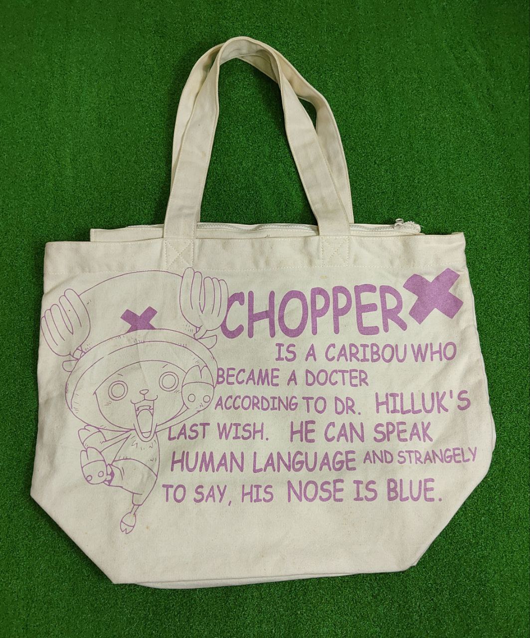 One Piece - One Piece X Tony Chopper Tote Bag White - 3