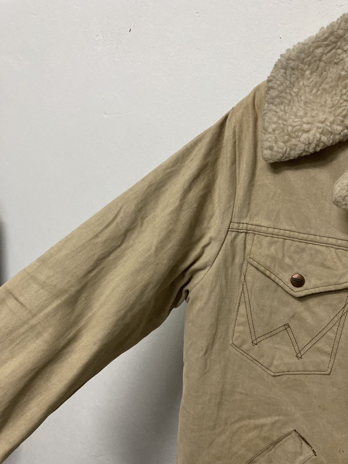Vintage Wrangler Wrange Coat Sherpa Jacket - 8