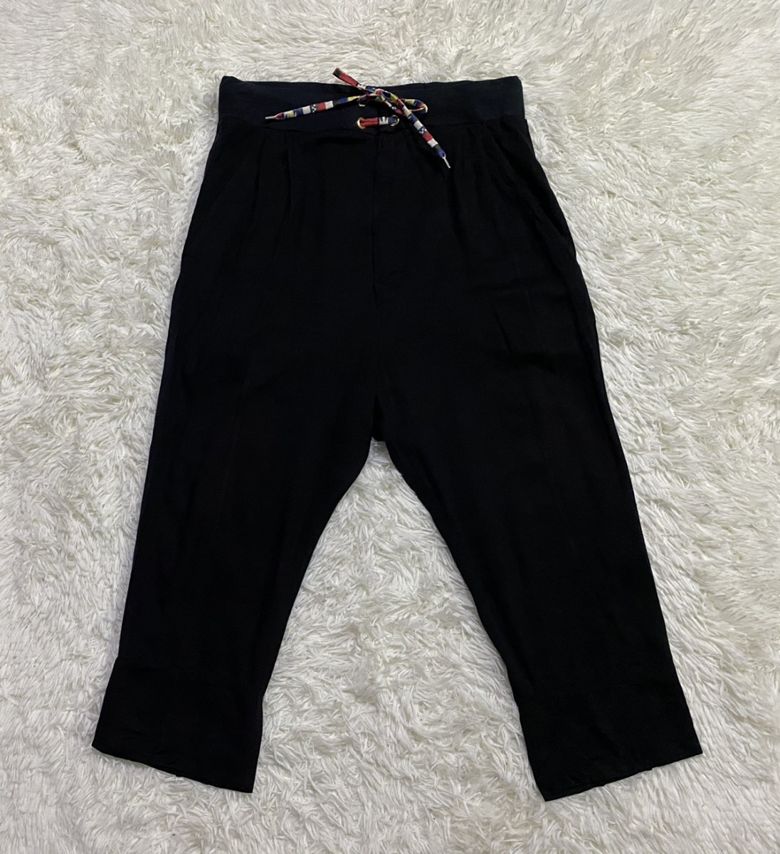 Issey Miyake - Rayon Drop Crotch Pants - 7