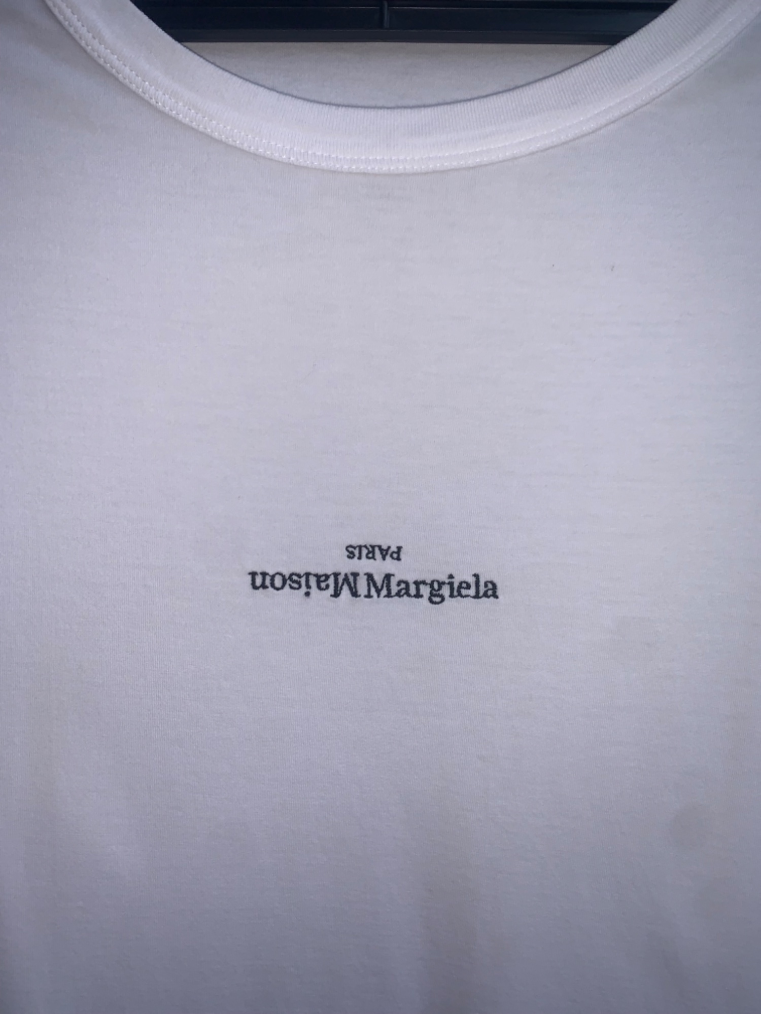 Maison Margiela Up Down Spellout Embroidered Shirt - 2