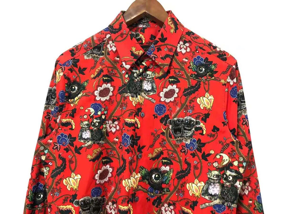 Chapman brothers garden of hell button up shirt - 2