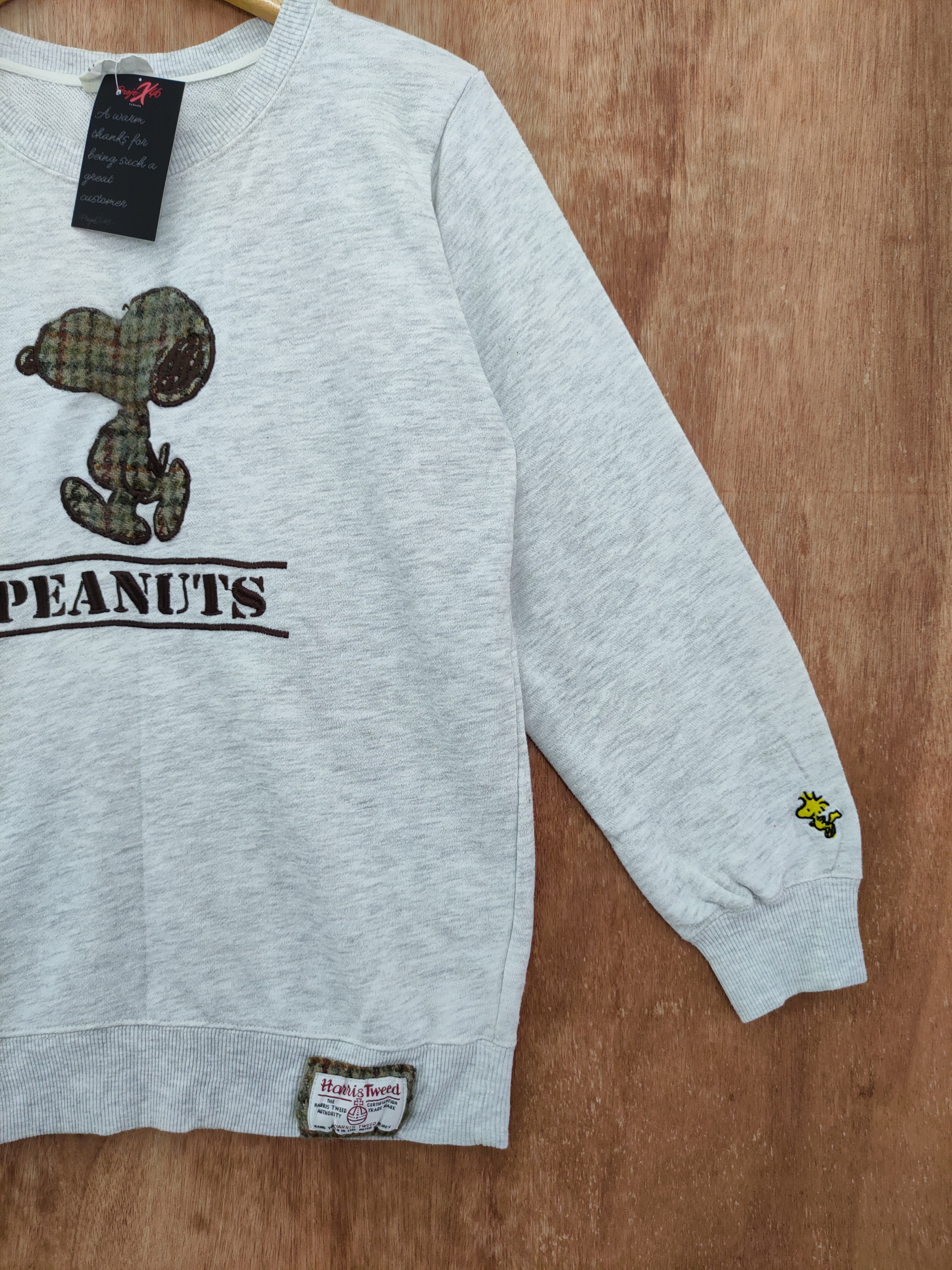 Harris Tweed - Peanuts Snoopy X Harris Tweed sweatshirt vintage #46-068 - 3