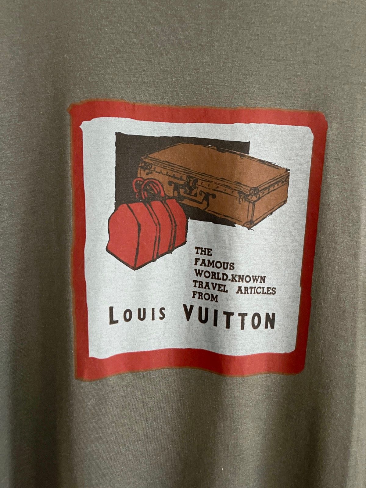 STEAL! 2000s Louis Vuitton Travel Bags Tee (M) - 4