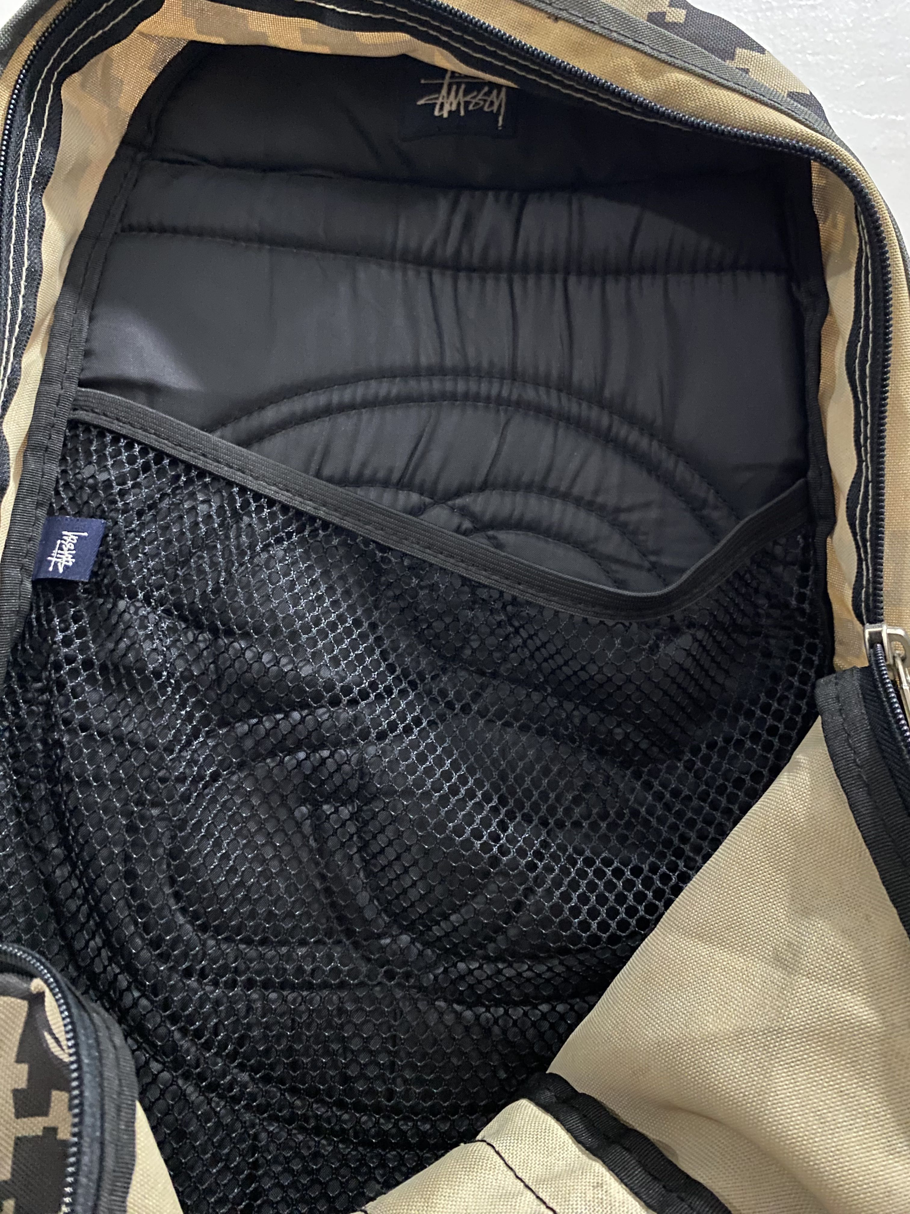 RARE VINTAGE STUSSY CAMO BAGPACK - 8
