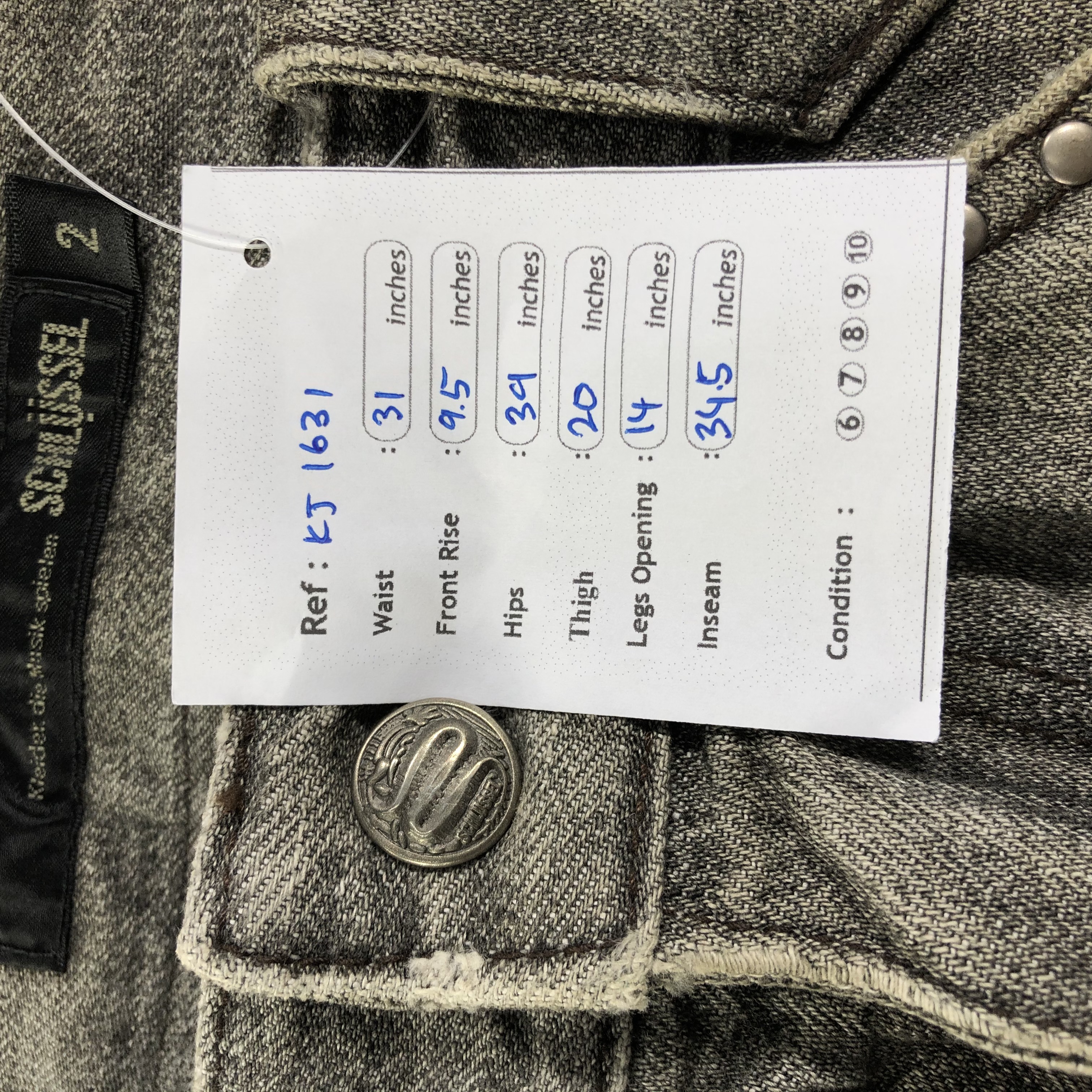 Other Designers Distressed Denim - Schlussel Jeans Distressed Faded Gay  Denim KJ1631 | x5fundamental | REVERSIBLE