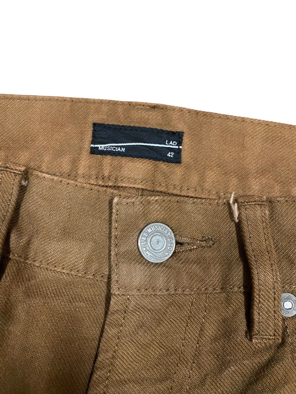 Lad Musician Brown Straight Cup Jeans Made In Japan - 10
