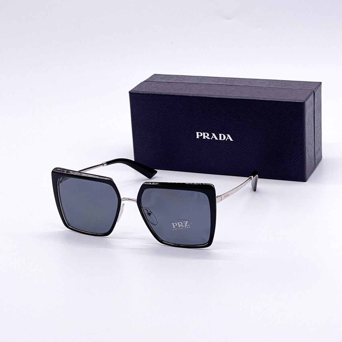 NEW PR58WS PRADA POLARIZED WOMEN’S SUNGLASSES PR58WS 1AB5Z1 - 2