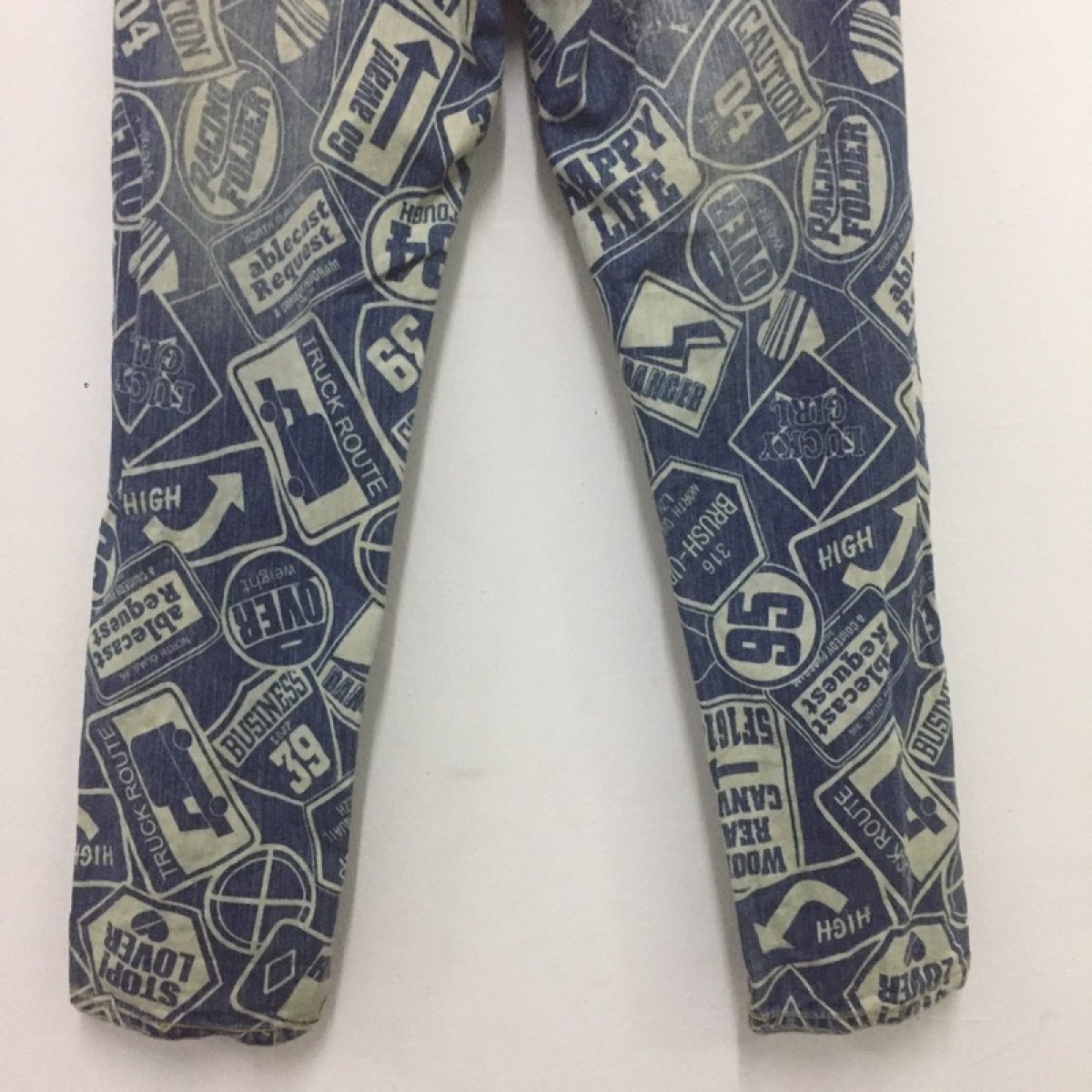 Japanese Brand - Full print jeans like hysteric glamour - 7
