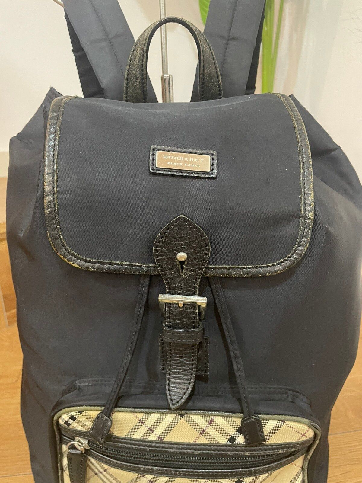 Authentic BURBERRY Backpack Black Label - 7
