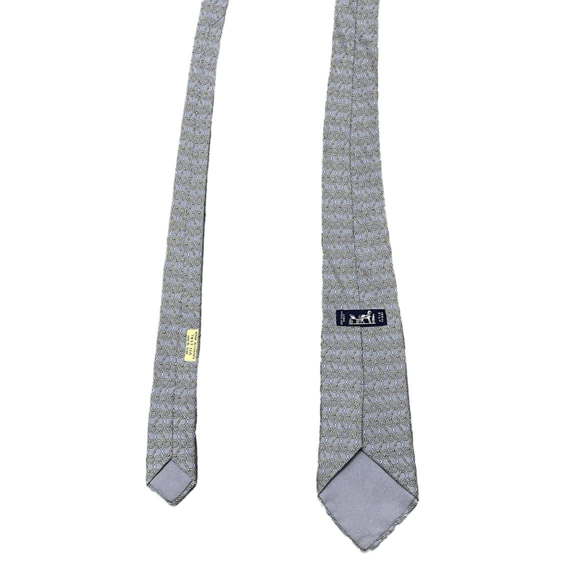 Vintage Hermes Paris Silk Tie - 4
