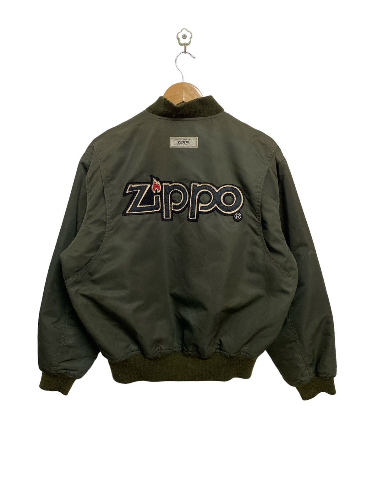 Vintage Zippo Bomber Flight Jacket - 3