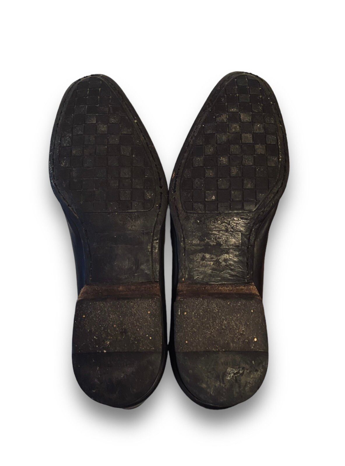 Louis Vuittons Mens Leather Derby Oxford Shoes Size US 9 - 8