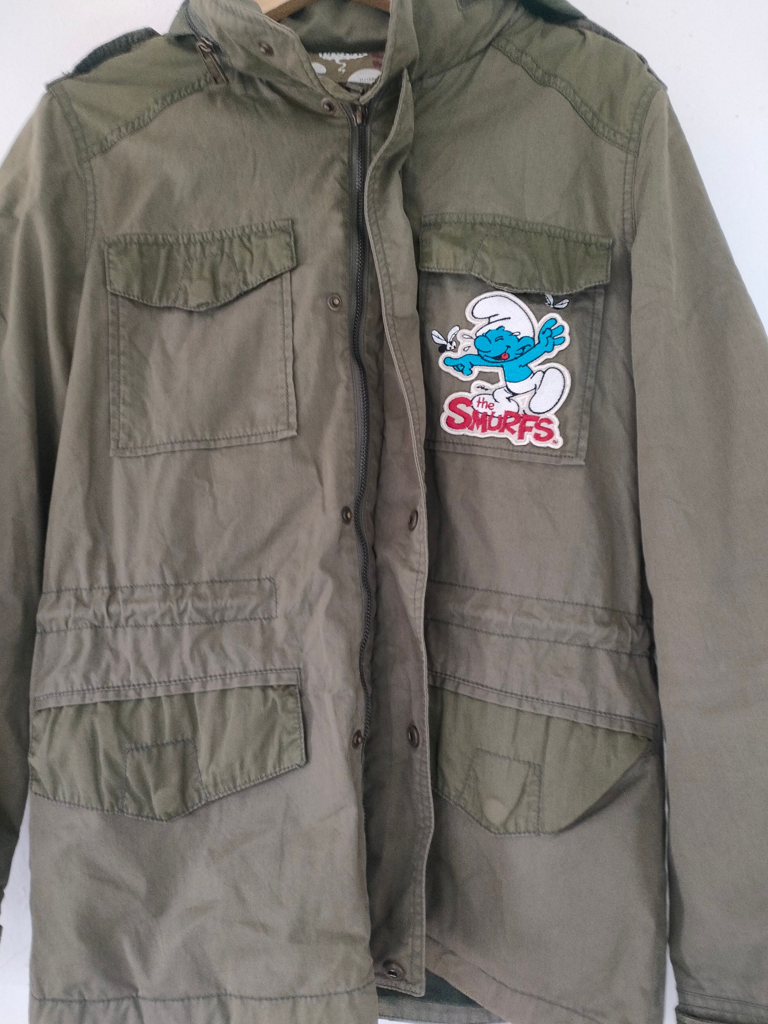 Movie - Whole Hauss The Smurfs Cartoon Military Style Jacket - 6